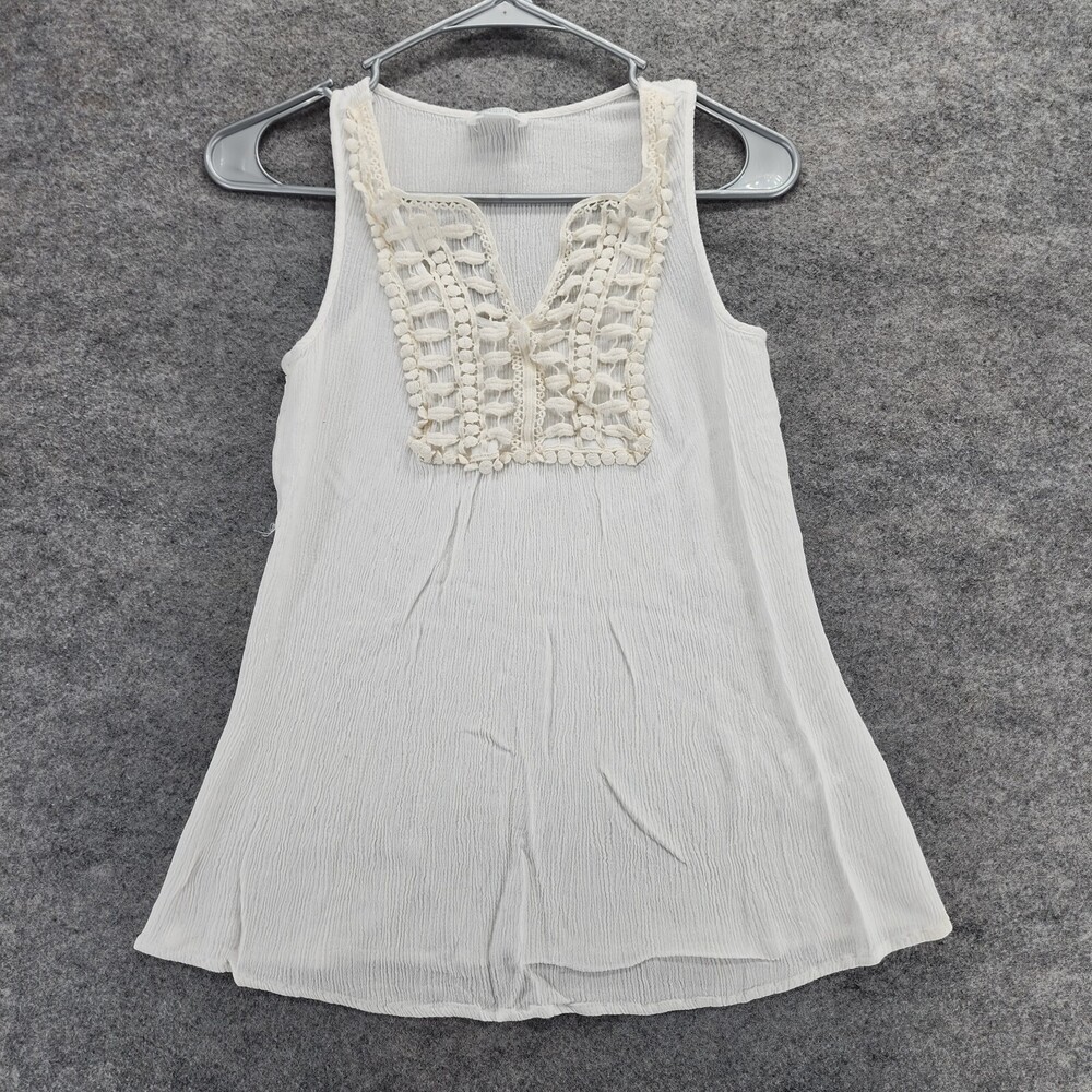 Market & Spruce Stitch Fix Shirt Womens Small Sleeveless White